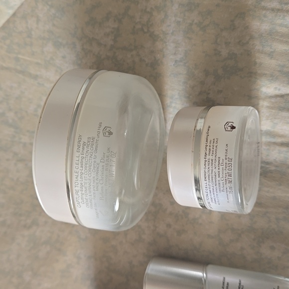 Chirstain Dior beauty capture totale le serum cell energy cream EMPTY BOTTLES - Picture 4 of 4